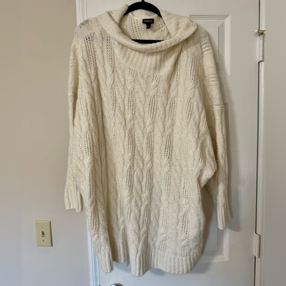 Torrid cowl-neck sweater